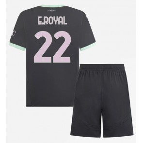 AC Milan Emerson Royal #22 Dětské Alternativní dres komplet 2024-25 Krátký Rukáv (+ trenýrky)